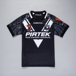 Thailandia Maglia New Zealand Kiwis RLWC Home 2017 2018 Nero