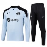 Felpa Allenamento Barcellona 2024 2025 Blu 3