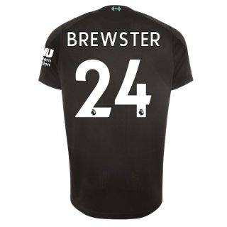 Maglia Liverpool NO.24 Brewster Terza 2019 2020 Nero Maglia Liverpool NO.24 Brewster Terza 2019 2020 Nero