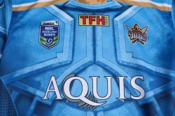 Thailandia Maglia Gold Coast Titans Classic 2017 2018 Blu