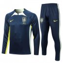 Felpa Allenamento Brasile 2023 2024 Blu