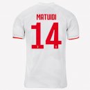 Maglia Juventus NO.14 Matuidi Away 2019 2020 Grigio Bianco