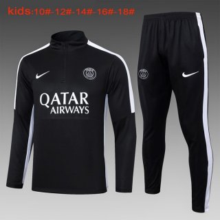 Bambino Felpa PSG 2024 2025 Nero Bambino Felpa PSG 2024 2025 Nero