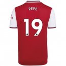 Maglia Arsenal NO.19 Pepe Home 2019 2020 Rosso