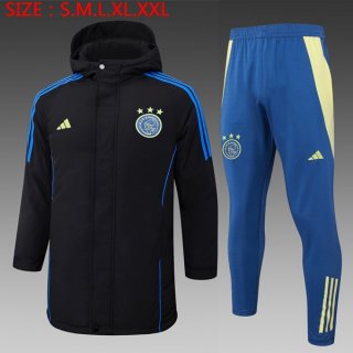 Piumino Ajax Set Completo 2024 2025 Nero Piumino Ajax Set Completo 2024 2025 Nero