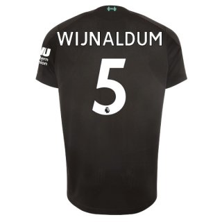 Maglia Liverpool NO.5 Wijnaldum Terza 2019 2020 Nero Maglia Liverpool NO.5 Wijnaldum Terza 2019 2020 Nero