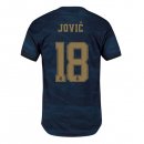 Maglia Real Madrid NO.18 Jovic Away 2019 2020 Blu