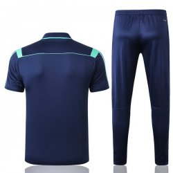 Polo Real Madrid Set Completo 2019 2020 Blu Navy