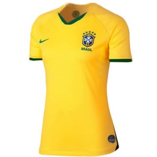 Maglia Brasile Home Donna 2019 Giallo Maglia Brasile Home Donna 2019 Giallo