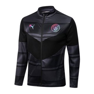 Giacca Manchester City 2023 Grigio Nero Giacca Manchester City 2023 Grigio Nero