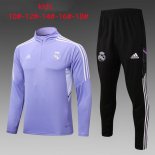 Bambino Felpa Real Madrid 2022 2023 Porpora Nero