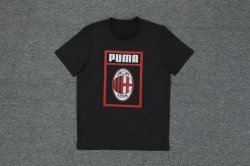 Maglia di Formazione AC Milan Set Completo 2019 2020 Nero Rosso