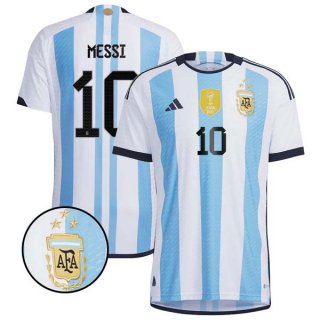 3 Stelle Tailandia Maglia Argentina Home Messi 2022 2023 3 Stelle Tailandia Maglia Argentina Home Messi 2022 2023