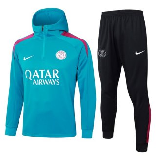 Felpa Cappuccio PSG 2024 2025 Verde 3 Felpa Cappuccio PSG 2024 2025 Verde 3