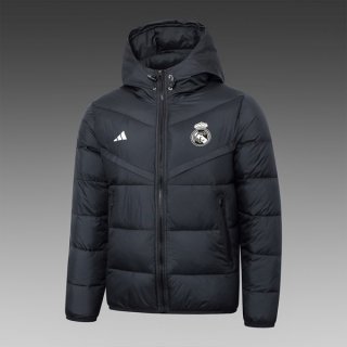 Piumino Real Madrid 2024 2025 Nero Piumino Real Madrid 2024 2025 Nero