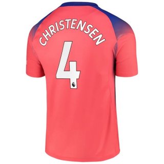 Maglia Chelsea NO.4 Christensen Terza 2020 2021 Arancione Maglia Chelsea NO.4 Christensen Terza 2020 2021 Arancione