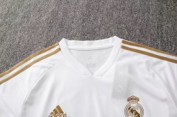 Maglia di Formazione Real Madrid Set Completo 2019 2020 Bianco Nero
