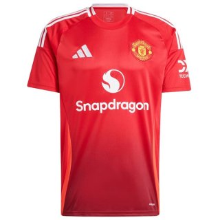 Thailandia Maglia Manchester United Home 2024 2025 Thailandia Maglia Manchester United Home 2024 2025