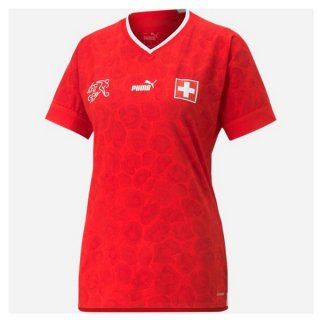 Maglia Svizzera Donna Euro 2022 Rosso Maglia Svizzera Donna Euro 2022 Rosso