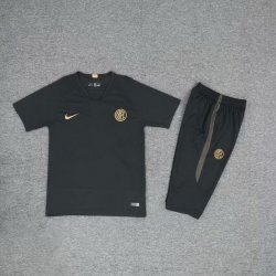 Maglia di Formazione Inter Milan Set Completo 2019 2020 Nero Giallo