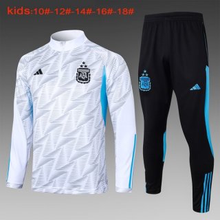 Bambino Felpa Argentina 2024 Bianco 2 Bambino Felpa Argentina 2024 Bianco 2