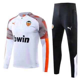 Felpa Valencia 2019 2020 Bianco Nero Felpa Valencia 2019 2020 Bianco Nero