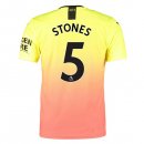 Maglia Manchester City NO.5 Stones Terza 2019 2020 Arancione