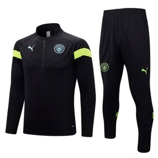 Felpa Allenamento Manchester City 2023 2024 Nero Felpa Allenamento Manchester City 2023 2024 Nero