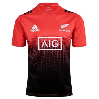 Maglia di Formazione Rugby All Blacks 2017 2018 Arancione Nero Maglia di Formazione Rugby All Blacks 2017 2018 Arancione Nero