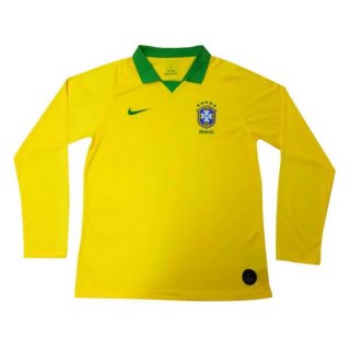 Maglia Brasile Home ML 2019 Giallo Maglia Brasile Home ML 2019 Giallo