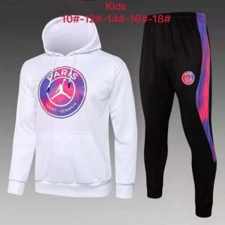 Bambino Felpa Cappuccio Paris Saint Germain 2022 Bianco Rosa Bambino Felpa Cappuccio Paris Saint Germain 2022 Bianco Rosa