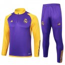 Felpa Real Madrid 2024 2025 Porpora Giallo