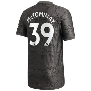 Maglia Manchester United NO.39 McTominay Away 2020 2021 Nero Maglia Manchester United NO.39 McTominay Away 2020 2021 Nero