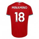 Maglia Liverpool NO.18 Minamino Home 2020 2021 Rosso