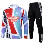 Felpa Allenamento Arsenal 2025 2026 Blu Rosso
