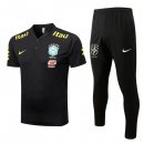 Polo Brasile Set Completo 2022 2023 Nero