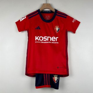 Maglia Osasuna Home Bambino 2023 2024 Maglia Osasuna Home Bambino 2023 2024