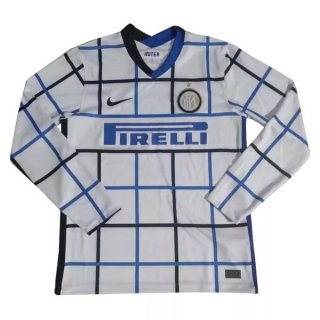 Thailandia Maglia Inter Milan Away ML 2020 2021 Bianco Thailandia Maglia Inter Milan Away ML 2020 2021 Bianco