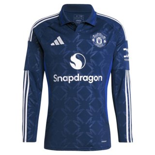 Thailandia Maglia Manchester United Away ML 2024 2025 Thailandia Maglia Manchester United Away ML 2024 2025