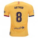 Maglia Barcellona NO.8 Arthur Home 2019 2020 Blu Rosso