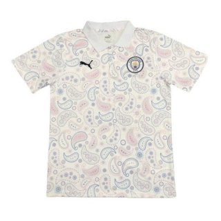 Polo Manchester City 2020 2021 Bianco Polo Manchester City 2020 2021 Bianco