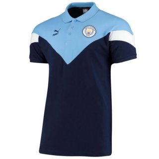 Polo Manchester City 2020 2021 Blu Polo Manchester City 2020 2021 Blu