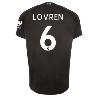 Maglia Liverpool NO.6 Lovren Terza 2019 2020 Nero Maglia Liverpool NO.6 Lovren Terza 2019 2020 Nero