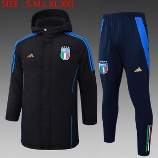 Piumino Italia Set Completo 2024 2025 Nero Piumino Italia Set Completo 2024 2025 Nero