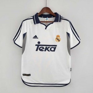 Thailandia Maglia Real Madrid Home Retro 2000 2001 Thailandia Maglia Real Madrid Home Retro 2000 2001