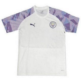 Maglia di Formazione Manchester City 2020 2021 Bianco Porpora Maglia di Formazione Manchester City 2020 2021 Bianco Porpora