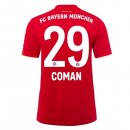 Maglia Bayern Munich NO.29 Coman Home 2019 2020 Rosso