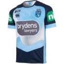 Maglia di Formazione Rugby Nsw Blues 2018 Blu Luce