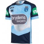 Maglia di Formazione Rugby Nsw Blues 2018 Blu Luce