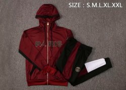 Felpa Cappuccio Paris Saint Germain 2021 2022 Borgona Nero